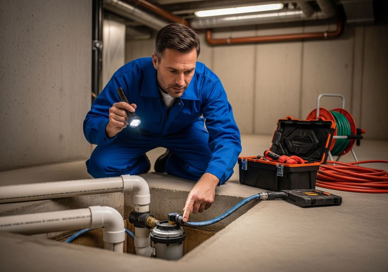 Sump Pump Installation & Repair in Olmito
